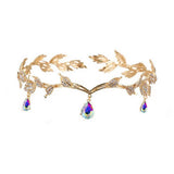 BRIDAL WEDDING TIARA PENDANT CRYSTAL TIARA_CWMM2015