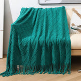 SOFT SOFA COUCH COVER DECORATIVE KNITTED BLANKE_CWMM0218