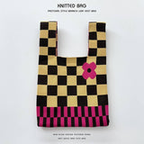 Flower Series Versatile Knitted Bag