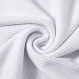 Solid Color Crew-Neck Button Casual Slim-Fit Top