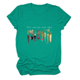 Womens Crew Neck Tee With Posi Ve Quote_Cwtts1478