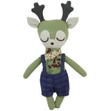 HAND EMBROIDERED RASPBERRY DEER PLUSH TOY DOLL_CWMM6052