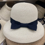 SUMMER OUTDOOR FASHION BOW STRAW HAT_CWAH3410
