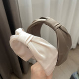 BOW ELEGANT SOLID COLOR HEADBAND_CWAHA2852