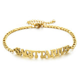 NEW STAINLESS STEEL ZODIAC PENDANT BRACELET_CWMM2716