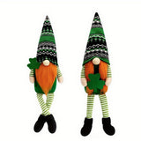 ST PATRICKS DAY STRIPED LONG LEGGED DOLL ORNAMENT_CWMM3442