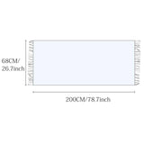 CRINKLE PLAID WINTER SCARF UNISEX SOFT WRAP_CWASC0195