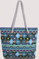 Dandy Patterned Light Beach Bags_Cwab303