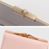 Floral Mini Trifold Wallet With Snap Button_Cwab06220