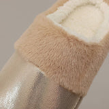FAUX FUR WINTER SLIPPERS WARM INDOOR SHOES_CWSHF00223