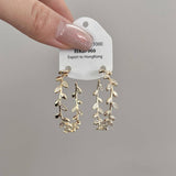 FOREST STYLE RETRO LEAF EARRINGS_CWAJE1452