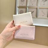 Gradient Velvet Mini Trifold Wallet With Letters_Cwab06233