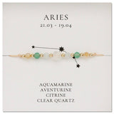 NATURAL STONE COMBINATION ZODIAC BEADED BRACELET_CWAB4627