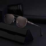 FASHIONABLE SQUARE FRAME SUN PROTECTION SUNGLASSES_CWASG0611