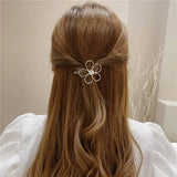 FLORAL SIDE HAIR CLIP FOR GIRLS SIMPLE ELEGANT_CWAHA4792