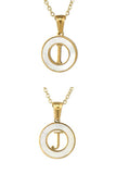 A Z ALPHABET INITIALS PENDANT NECKLACE_CWAJE222