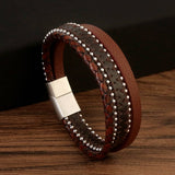 NEW BRAIDED STAINLESS STEEL CHAIN BRACELET_CWAJE1464