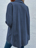 Minimalist style single-row multi-button jacket