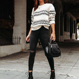 Vintage Argyle Jacquard Crew Neck Jumper