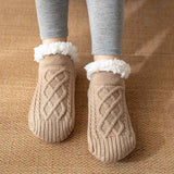 Warm Sleeping Carpet Socks Plush Indoor Slippers_Cwms0704