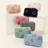 SIMPLE SMILING FACE MEDIUM COSMETIC BAG_CWAB1035