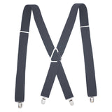 SOLID COLOR ELASTIC ADULT SUSPENDER CLIP_CWMM1110