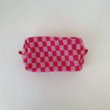 PLAID WASH BAG COSMETIC BAG_CWAB1031