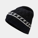 Warm And Windproof Stitching Plush Knitted Hat_Cwah1603