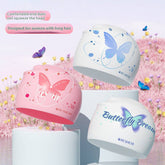 Women'S Silicone Swim Cap, Long Hair, Ear Cover_Cwmm6714