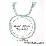 DIY HANDMADE FOUR COLOR COTTON CROSS BRACELET_CWMM3800