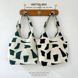 NEW NICHE DESIGN PATTERN KNITTED SHOULDER HANDBAG_CWAB2377