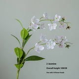 SINGLE STEM JASMINE AND BEGONIA FAUX FLOWER DECOR_CWMM6522