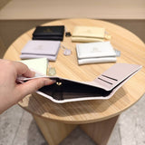 Cute Bunny Print Candy Color Trifold Wallet_Cwab06222