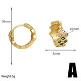 FASHIONABLE AND MINIMALIST GOLD PLATED EARRINGS_CWAJE1024