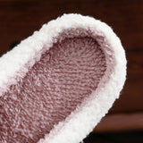 Valentines Day Red Love Cotton Slippers