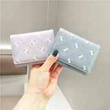 SMALL FRESH FLORAL SHORT TRI FOLD WALLET_CWAB2554