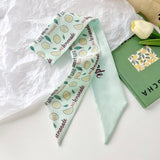 FASHIONABLE AND VERSATILE NARROW LONG SILK SCARF_CWAHA4137