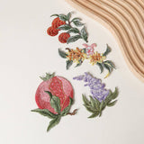 LYCHEE POMEGRANATE EMBROIDERED PATCH FOR REPAIR_CWMM5927