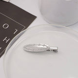 METAL ROSE HAIRPIN SIDE BANGS DUCKBILL CLIP_CWAHA4646