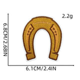 Western Cowboy Graffiti Embroidered Patch_Cwmm4033