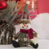 CHRISTMAS DECORATION PLAID FABRIC ORNAMENTS_CWMM2757