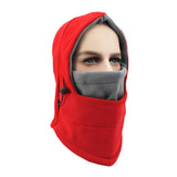 2 IN 1 TWO TONE WINTER OUTDOOR WOOL BALACLAVA_CWMM1706