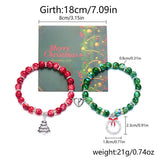 HANDMADE FLOWER BEADS MAGNETIC BEADED BRACELET_CWAJE2396