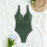 SLIM WOMENS ONE PIECE SWIMSUIT BIKINI_CWMW0616