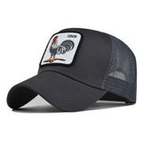 NEW ANIMAL EMBROIDERED BREATHABLE MESH TRUCKER HAT_CWAH1357