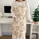 HOUSEHOLD WATERPROOF INK DRAWSTRING APRON_CWMM5833