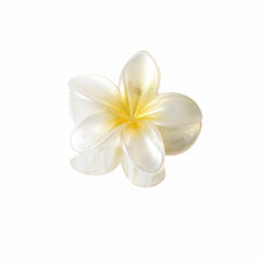 PEARLESCENT FLOWER HAIR CLAW GRADIENT CHIC CLIP_CWAHA1044
