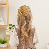 CHILDRENS SIMPLE FLORAL BOW HAIRPIN_CWAHA2366