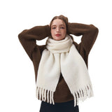 Wool Blend Solid Scarfsof Warm Winter Wrap_Cwasc2319