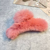 REX RABBIT FUR CLAWS ELEGANT MIXED COLOR CLIPS_CWASC1591